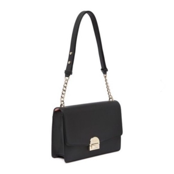 NWT KATE SPADE NEW YORK LEATHER SHOULDER BAG - Picture 3 of 4